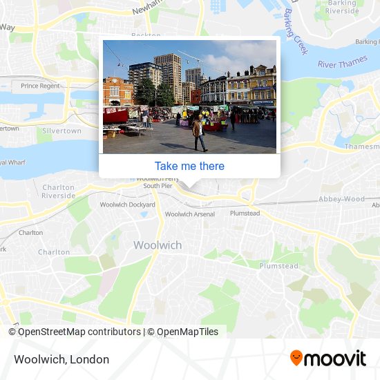 Woolwich map