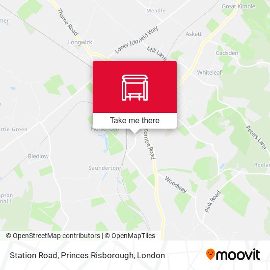 Station Road, Princes Risborough map