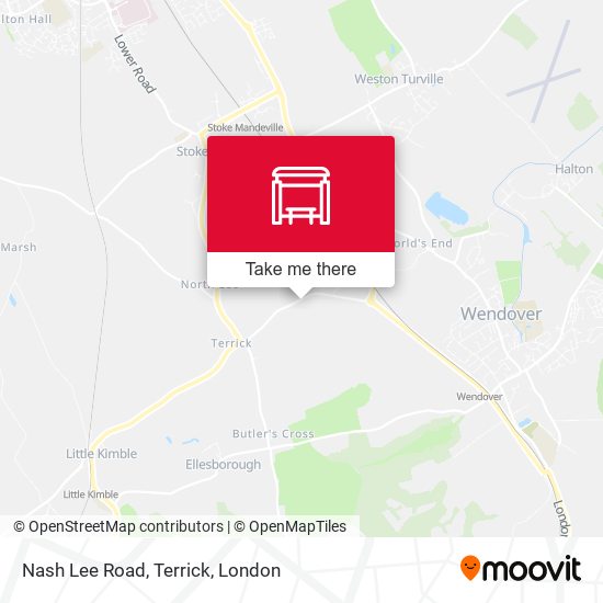 Nash Lee Road, Terrick map
