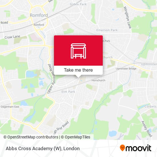 Abbs Cross Academy (W) map