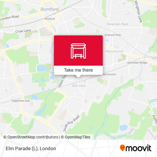 Elm Parade (L) map