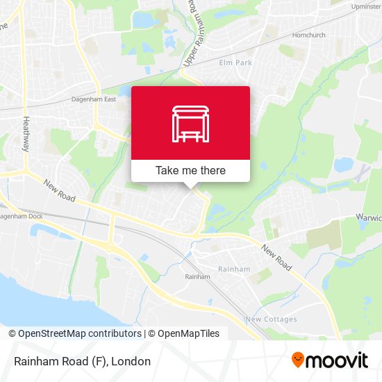 Rainham Road (F) map