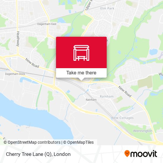 Cherry Tree Lane (Q) map