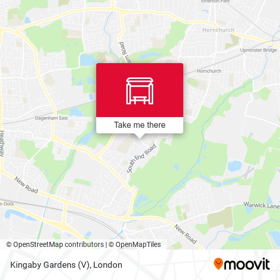 Kingaby Gardens (V) map