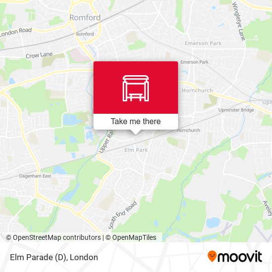 Elm Parade (D) map