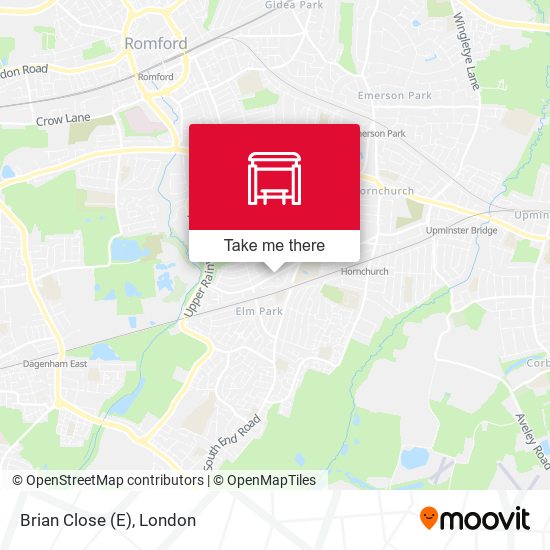Brian Close (E) map
