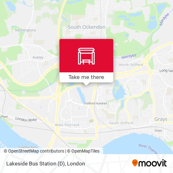 Lakeside Bus Station (D) map