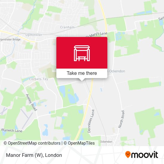 Manor Farm (W) map