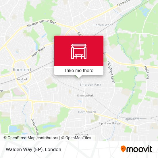 Walden Way (EP) map