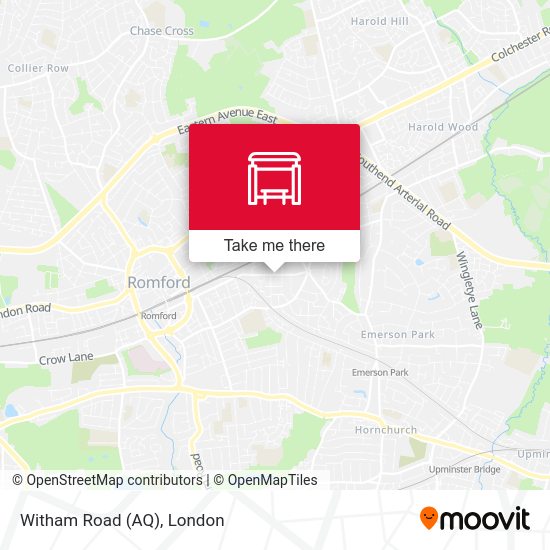 Witham Road (AQ) map