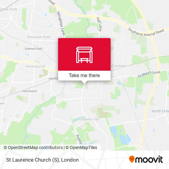 St Laurence Church map