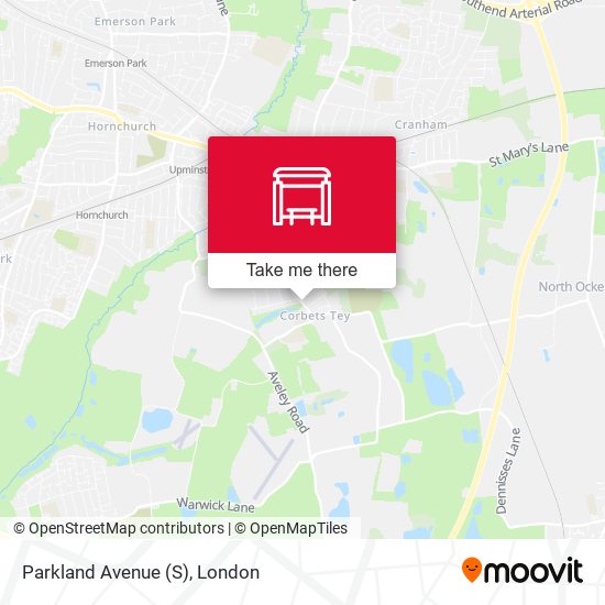 Parkland Avenue (S) map