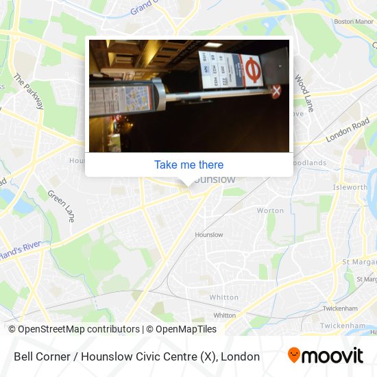 Bell Corner / Hounslow Civic Centre (X) map