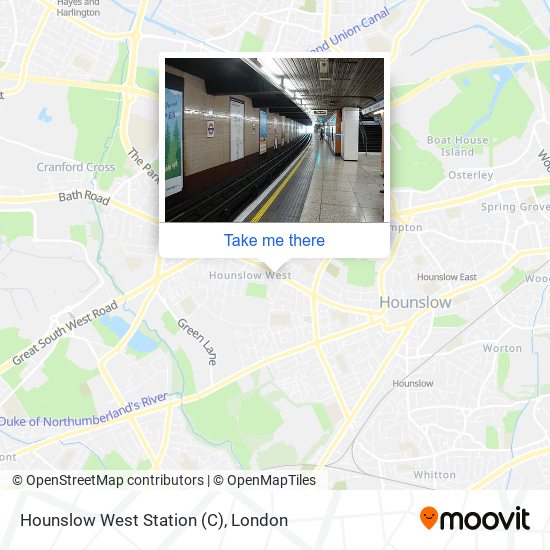 Hounslow West Station (C) map