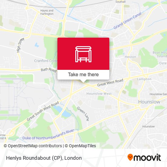 Henlys Roundabout (CP) map