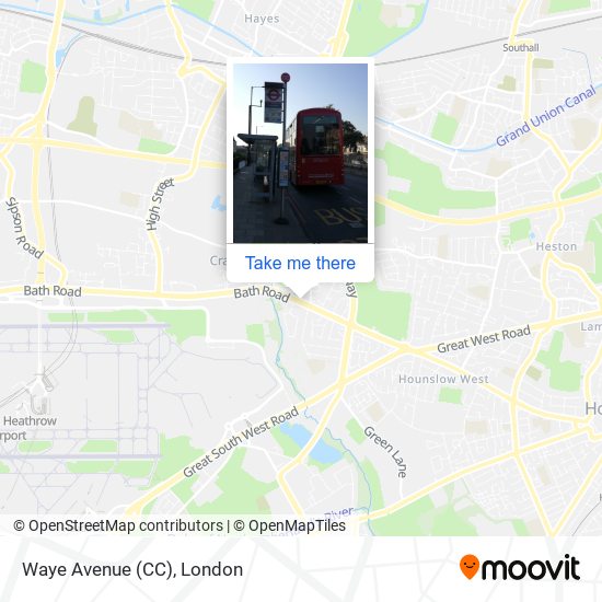 Waye Avenue (CC) map