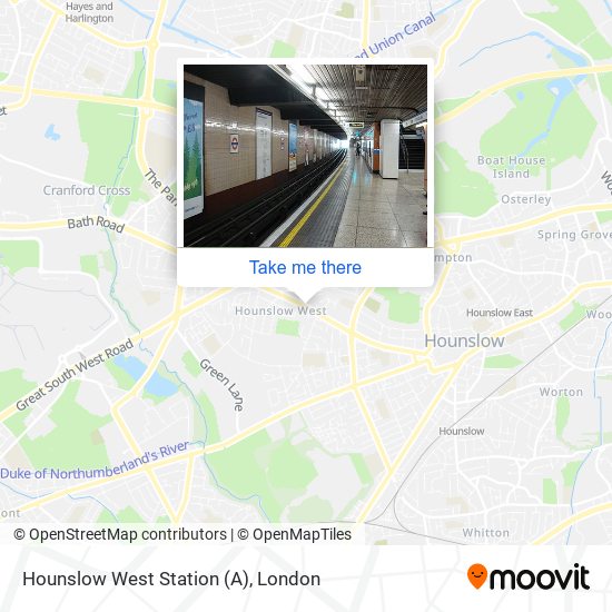 Hounslow West Station (A) map