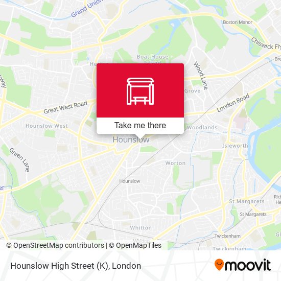 Hounslow High Street (K) map