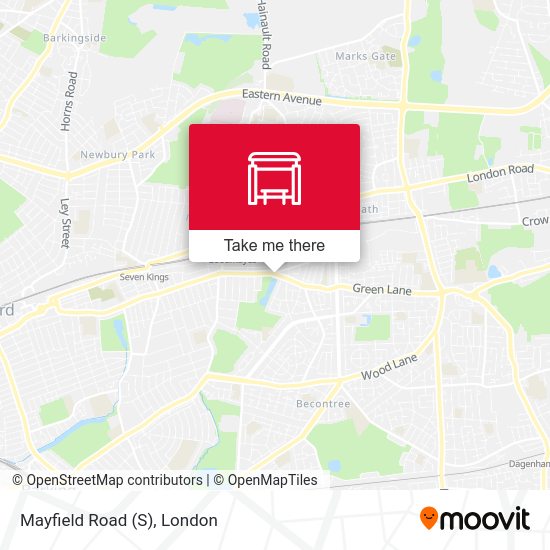 Mayfield Road (S) map