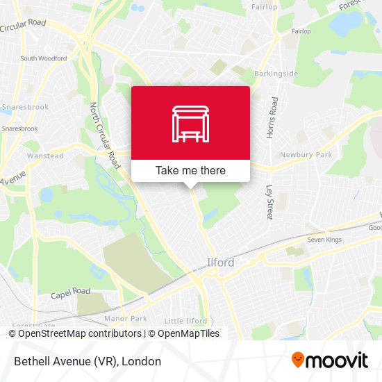 Bethell Avenue (VR) map