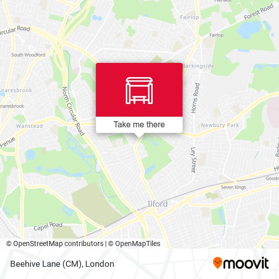 Beehive Lane (CM) map