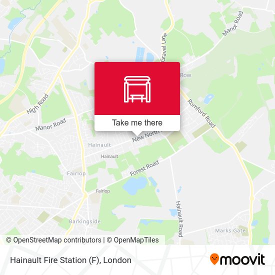 Hainault Fire Station map