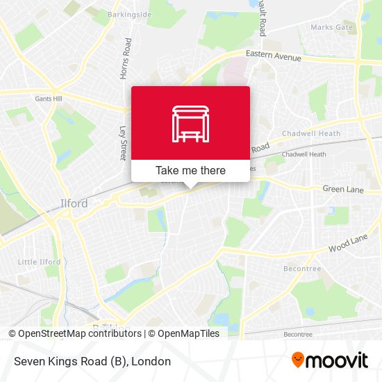 Seven Kings Road (B) map