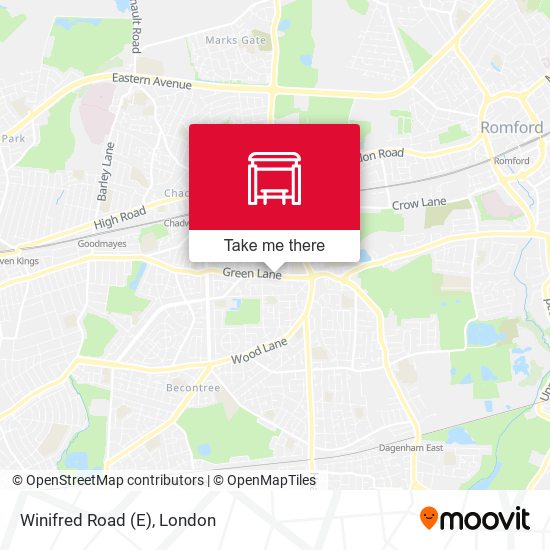Winifred Road (E) map