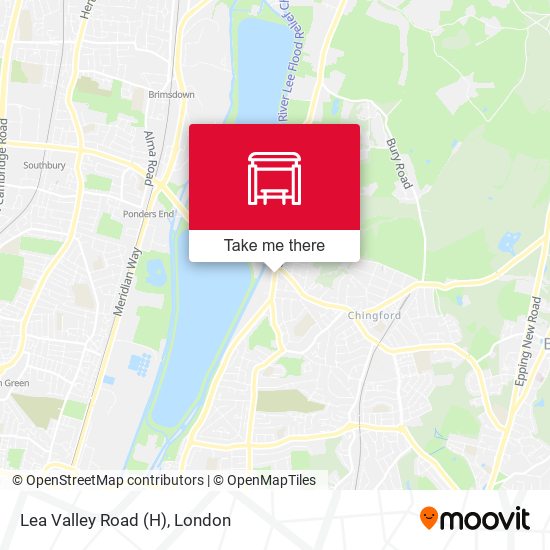 Lea Valley Road (H) map