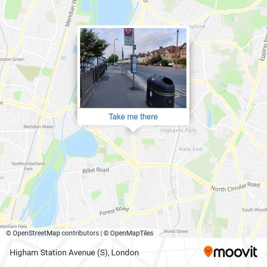 Higham Station Avenue map