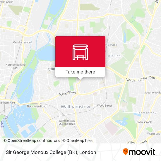 Sir George Monoux College (BK) map