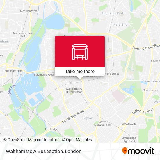 Walthamstow Bus Station map