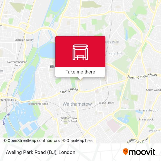 Aveling Park Road (BJ) map