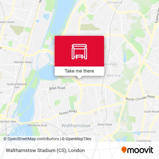 Walthamstow Stadium (CS) map