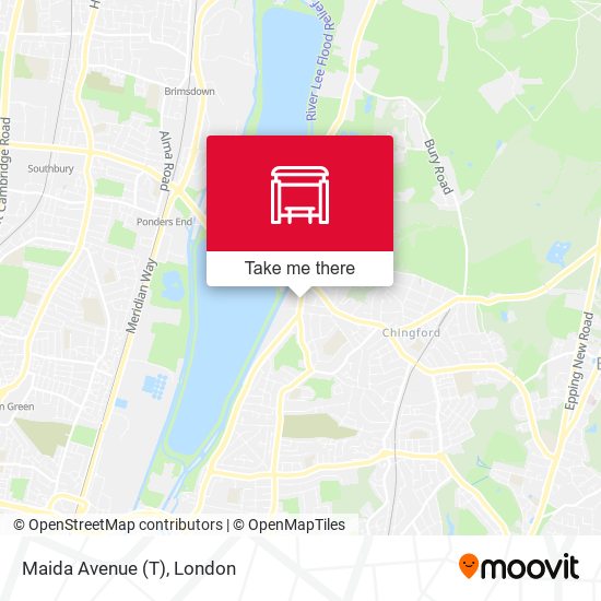 Maida Avenue (T) map