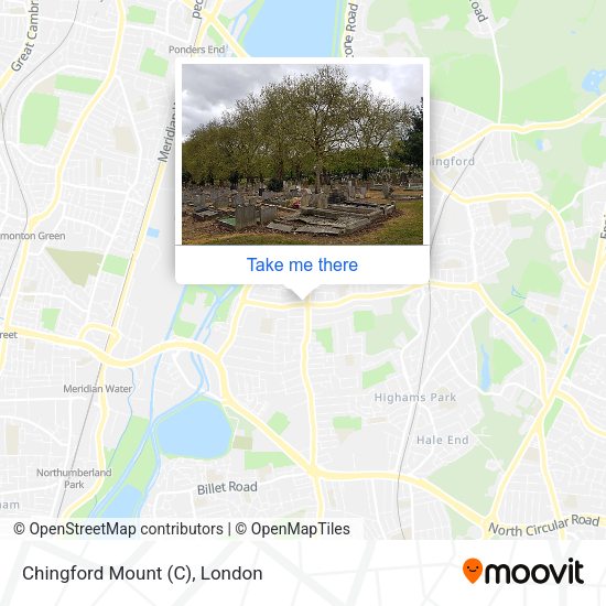 Chingford Mount map