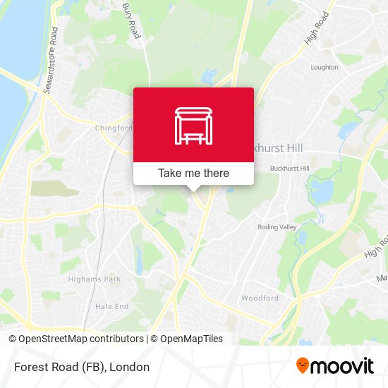 Forest Road (FB) map