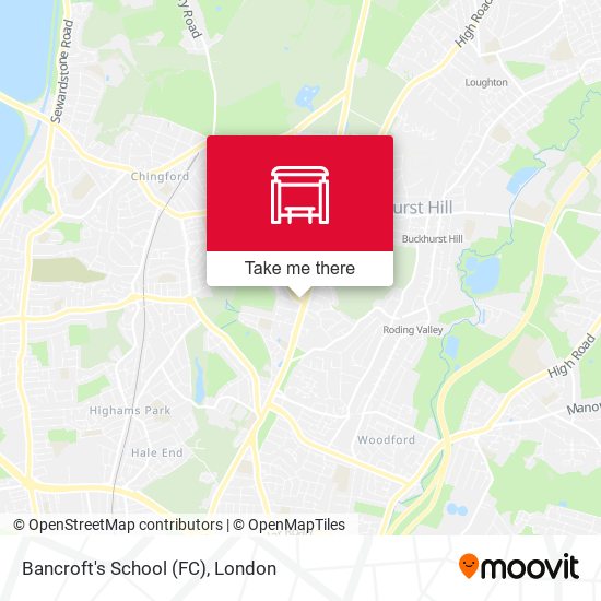 Bancroft's School (FC) map