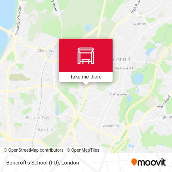 Bancroft's School (FU) map