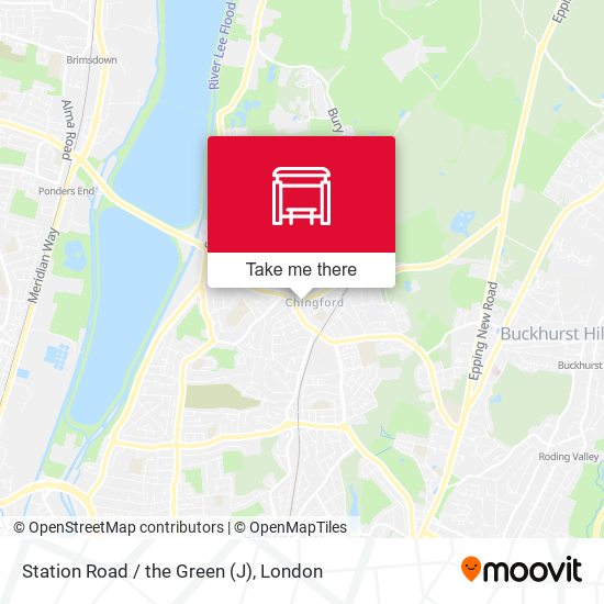 Station Road / the Green (J) map