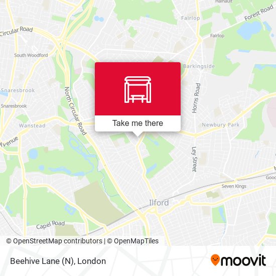 Beehive Lane (N) map