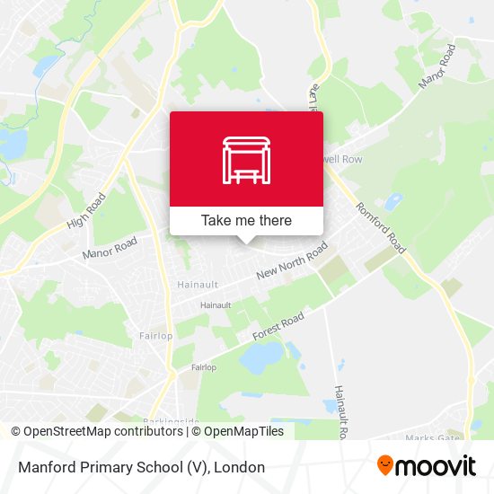 Manford Primary School (V) map