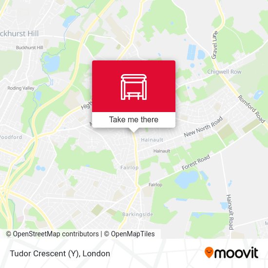 Tudor Crescent (Y) map