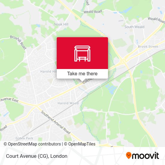 Court Avenue (CG) map