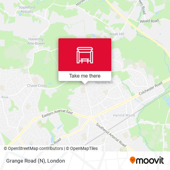 Grange Road (N) map