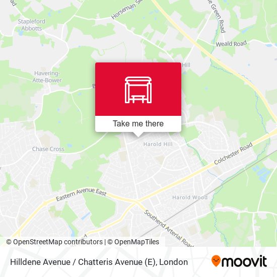 Hilldene Avenue / Chatteris Avenue (E) map