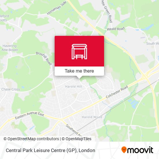 Central Park Leisure Centre (GP) map
