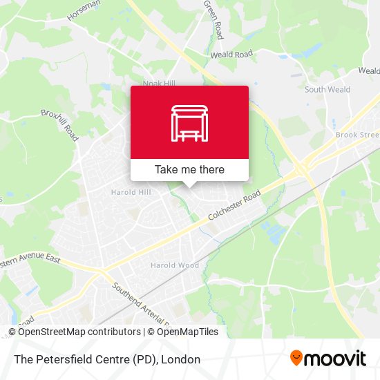 The Petersfield Centre (PD) map