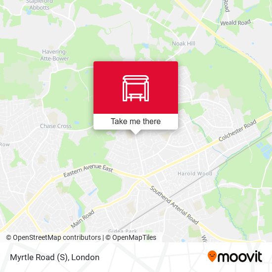Myrtle Road (S) map