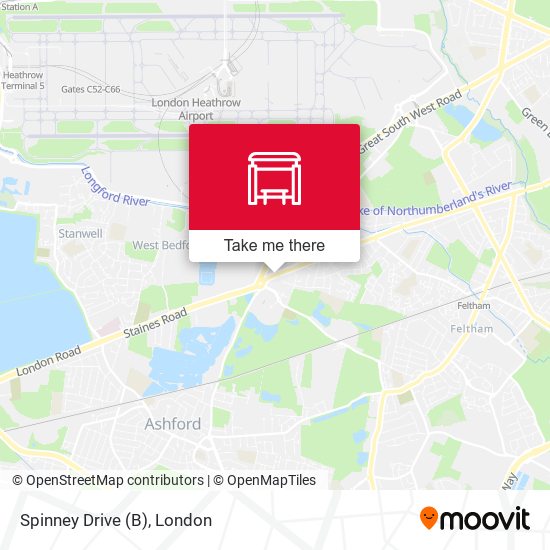 Spinney Drive (B) map